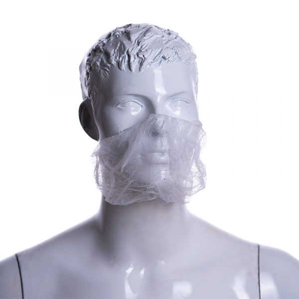 3100B - Cubre Barbas de Polipropileno Blanco